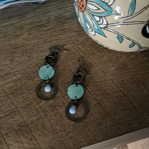 Turquoise/Broze Earrings